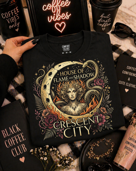 Crescent City - House Of Flame & Shadow #7304 - Ready to Press DTF Transfer Full Color