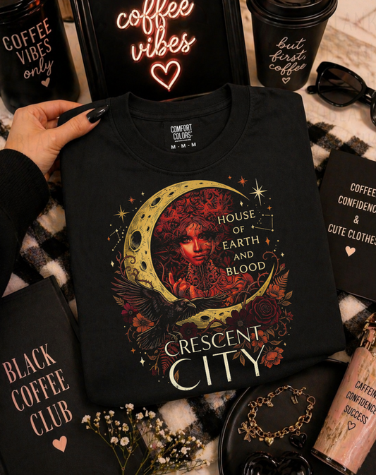 Crescent City - House Of Earth & Blood #7302 - Ready to Press DTF Transfer Full Color