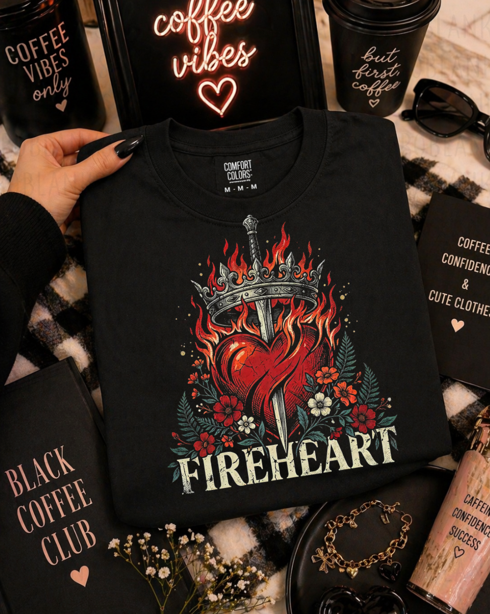 TOG Fireheart #7300 - Ready to Press DTF Transfer Full Color