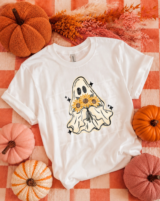 Sunflower Ghosty #7343 - Ready to Press DTF Transfer Full Color