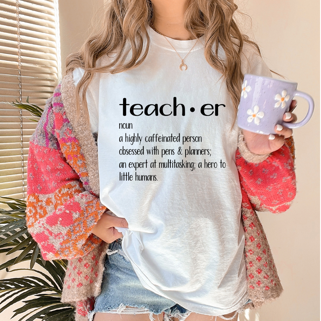 Teacher Definition- Ready to Press DTF Transfer Full Color