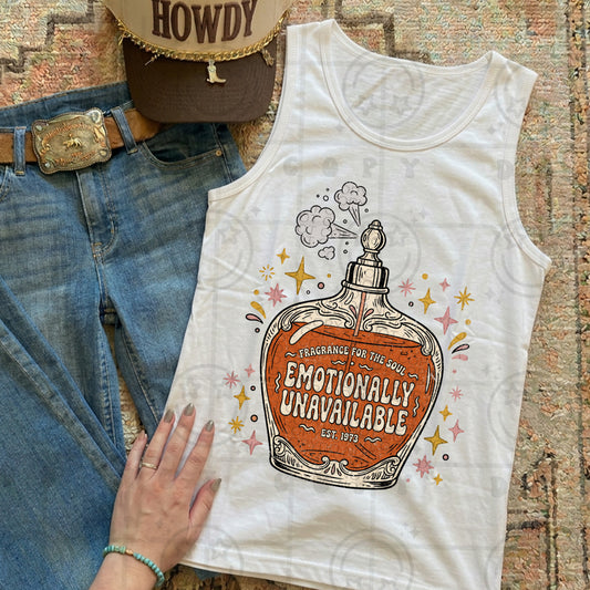 Emotionally Unavailable #6684 - Ready to Press DTF Transfer Full Color