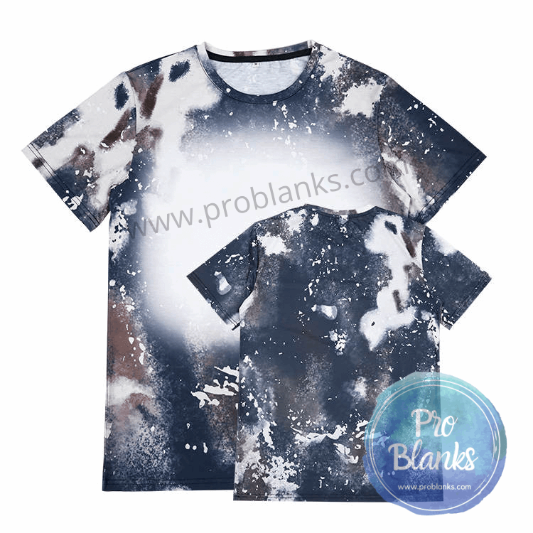 *SALE* - RTS ADULT - Midnight Moon - Faux Bleached 100% Polyester T-shirts - Pro Blanks