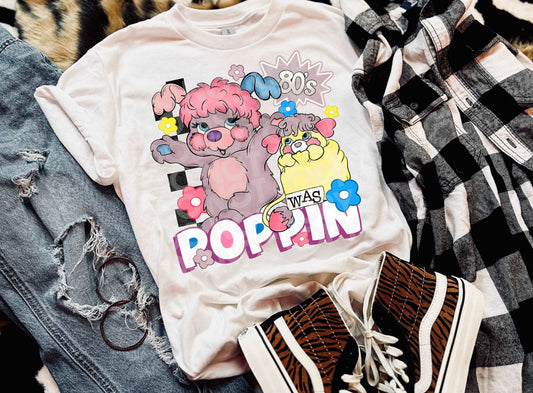 80's Was Poppin #3916 - Ready to Press DTF Transfer Full Color - Pro Blanks