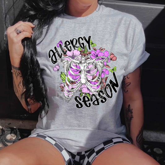 Allergy Season #3255- Ready to Press DTF Transfer Full Color - Pro Blanks