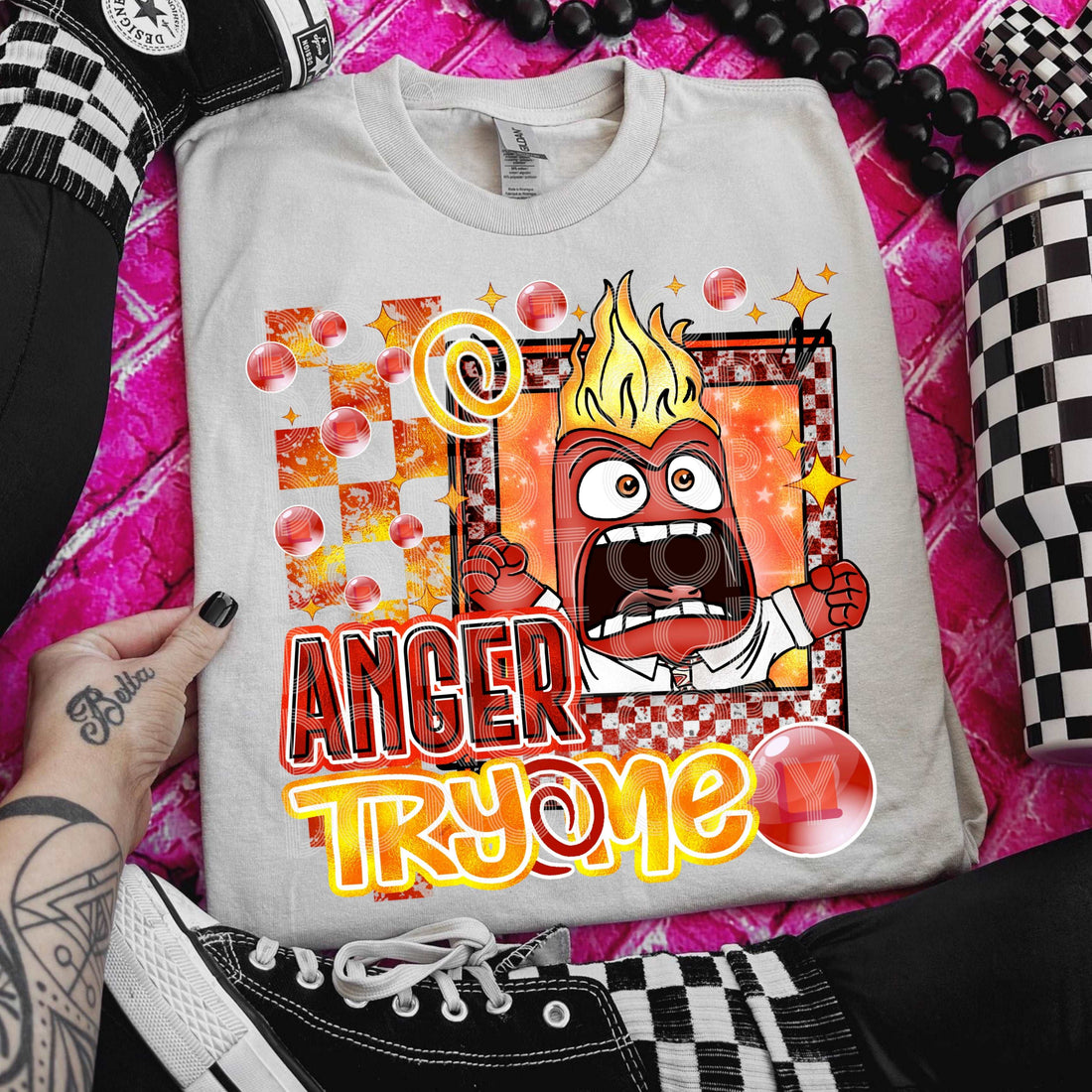Anger #3469 - Ready to Press DTF Transfer Full Color – Pro Blanks