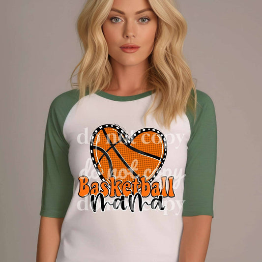 Basketball Mama  - Ready to Press DTF Transfer Full Color - Pro Blanks