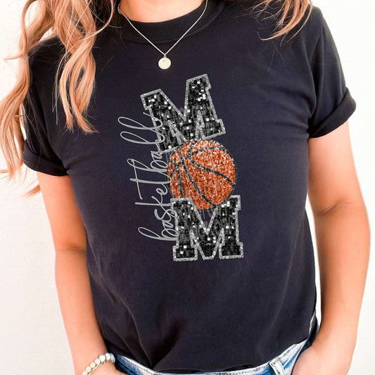 Basketball Mom Vertical #1789 - Ready to Press DTF Transfer Full Color - Pro Blanks