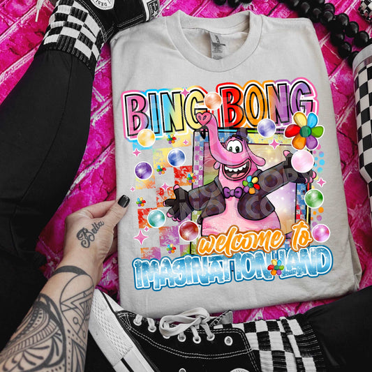 Bing Bong #3461 - Ready to Press DTF Transfer Full Color - Pro Blanks