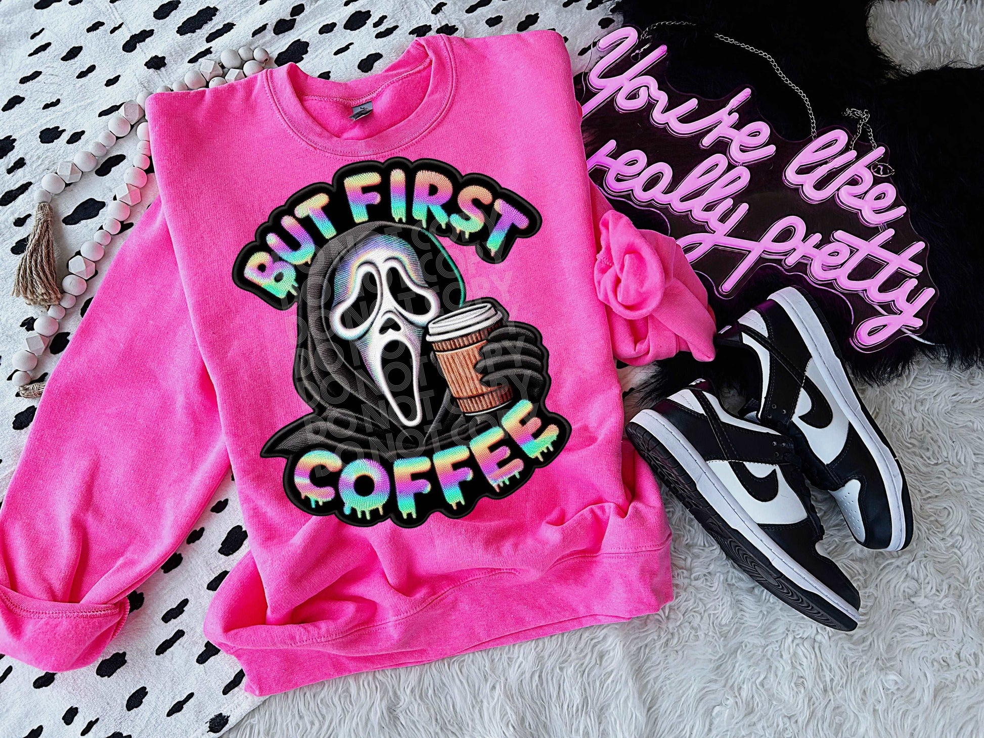 But First Coffee #3711 - Ready to Press DTF Transfer Full Color - Pro Blanks
