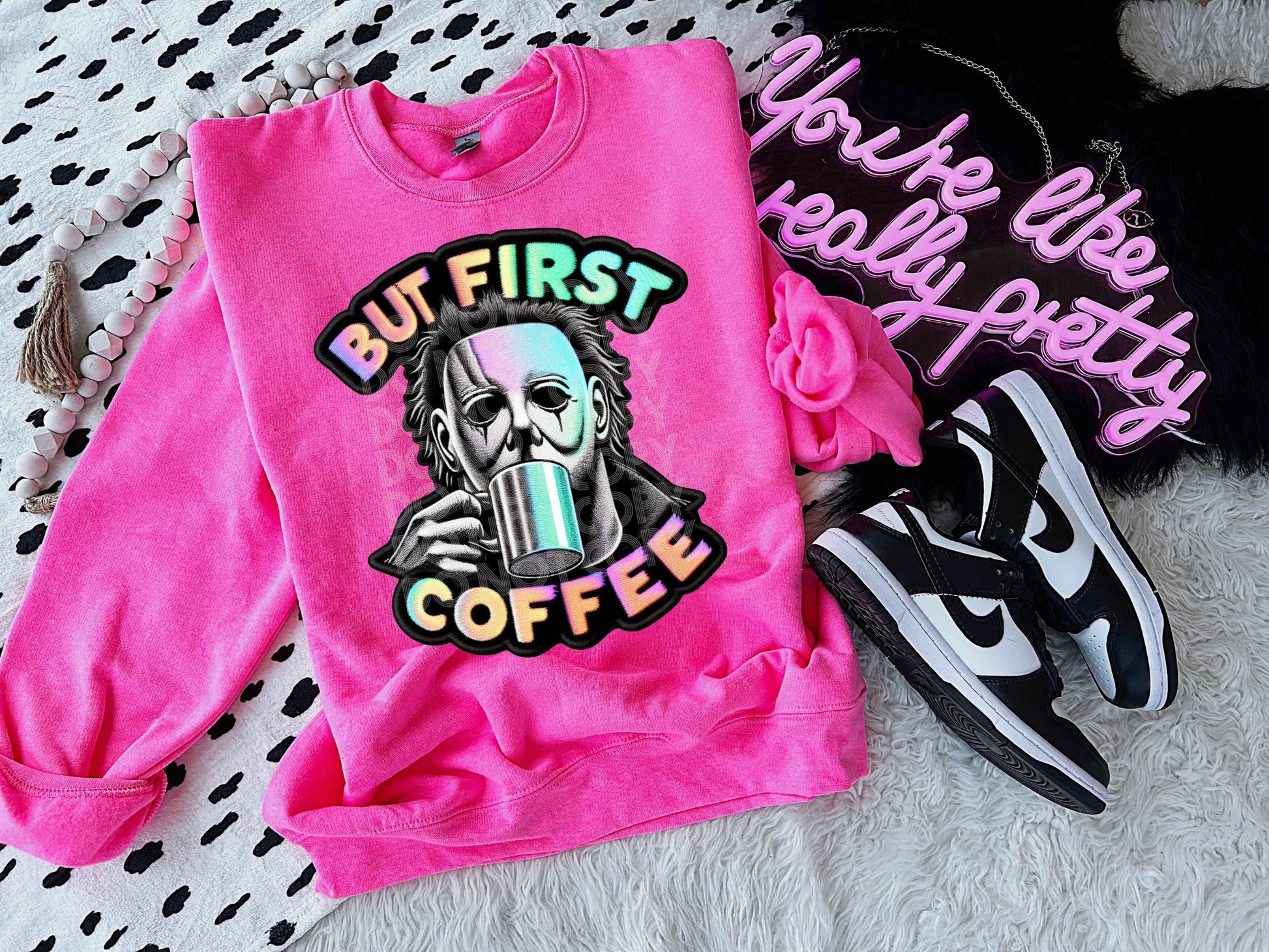 But First Coffee #3715 - Ready to Press DTF Transfer Full Color - Pro Blanks