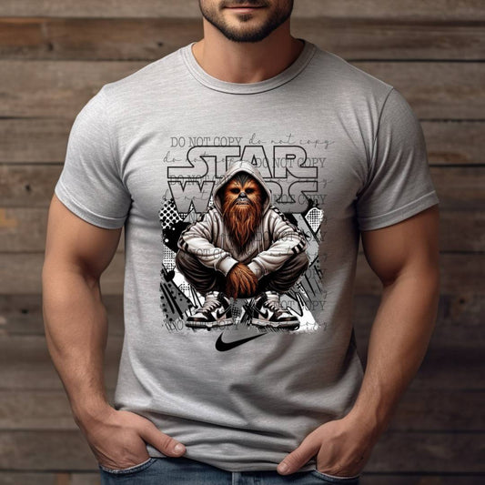 Chewbacca #2046 - Ready to Press DTF Transfer Full Color - Pro Blanks