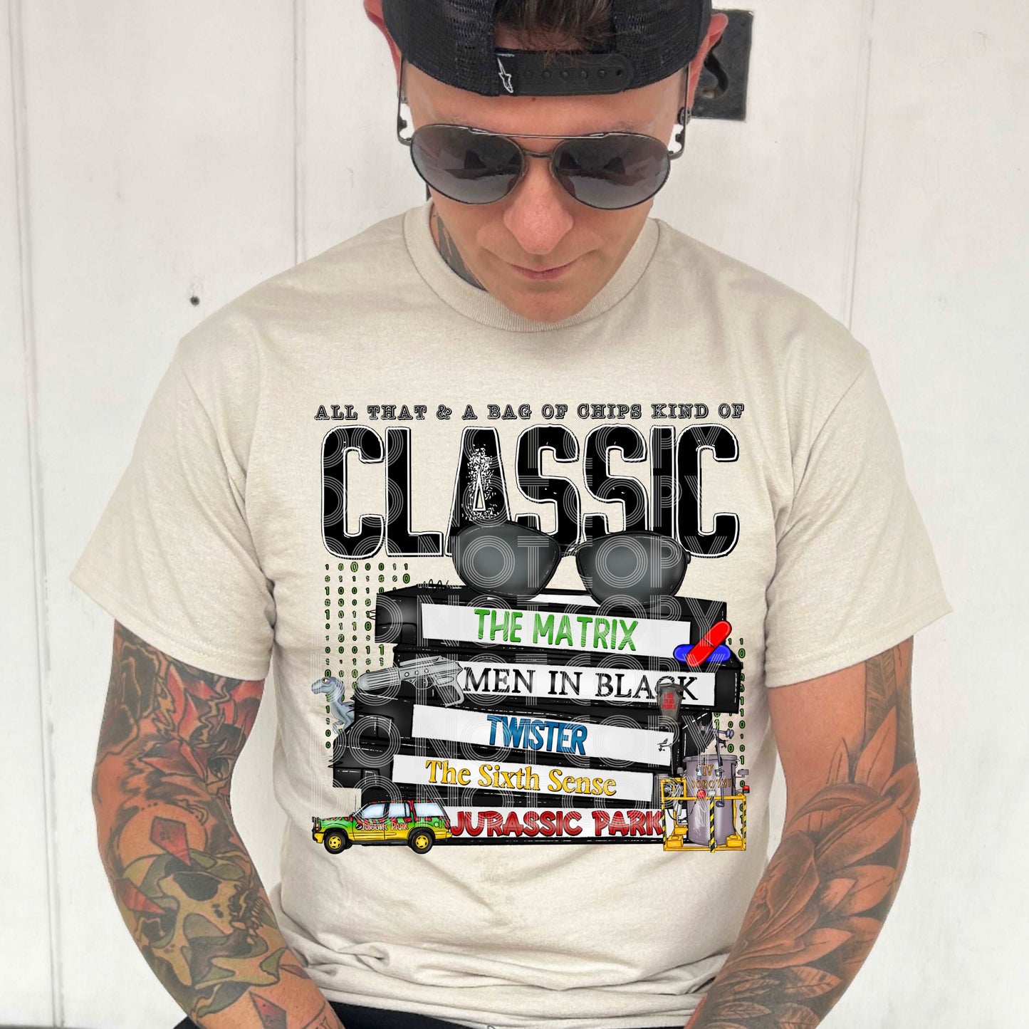 Classic Action 90s #3405 - Ready to Press DTF Transfer Full Color - Pro Blanks