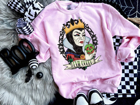 Evil Queen #3565 - Ready to Press DTF Transfer Full Color - Pro Blanks