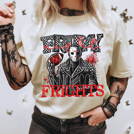 Friday Night Frights #3823 - Ready to Press DTF Transfer Full Color - Pro Blanks