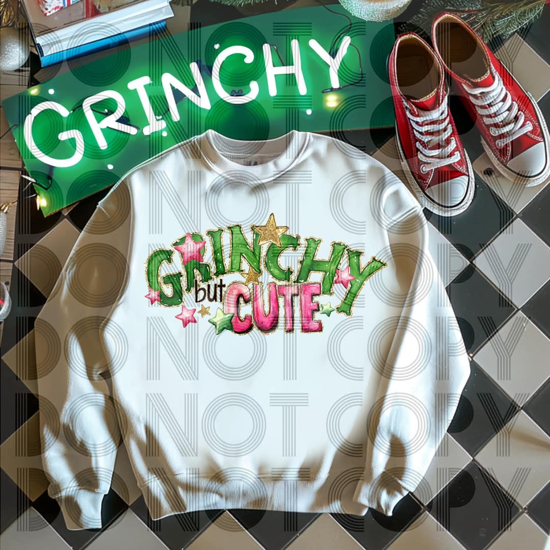 G But Cute #4102 - Ready to Press DTF Transfer Full Color - Pro Blanks