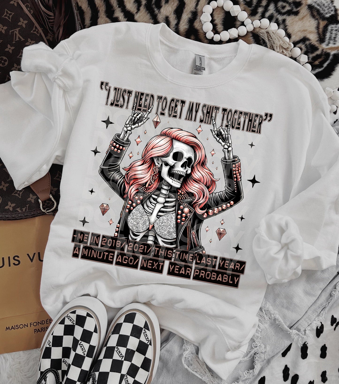 Get My Shit Together #4121 - Ready to Press DTF Transfer Full Color - Pro Blanks