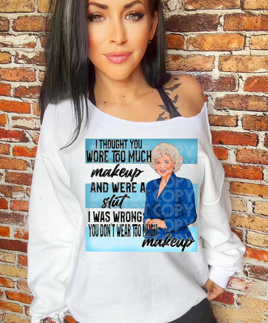 Golden Girl Rose #3655 - Ready to Press DTF Transfer Full Color - Pro Blanks