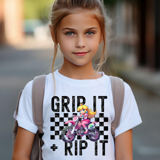 Grip It & Rip It - Peach #3614 - Ready to Press DTF Transfer Full Color - Pro Blanks