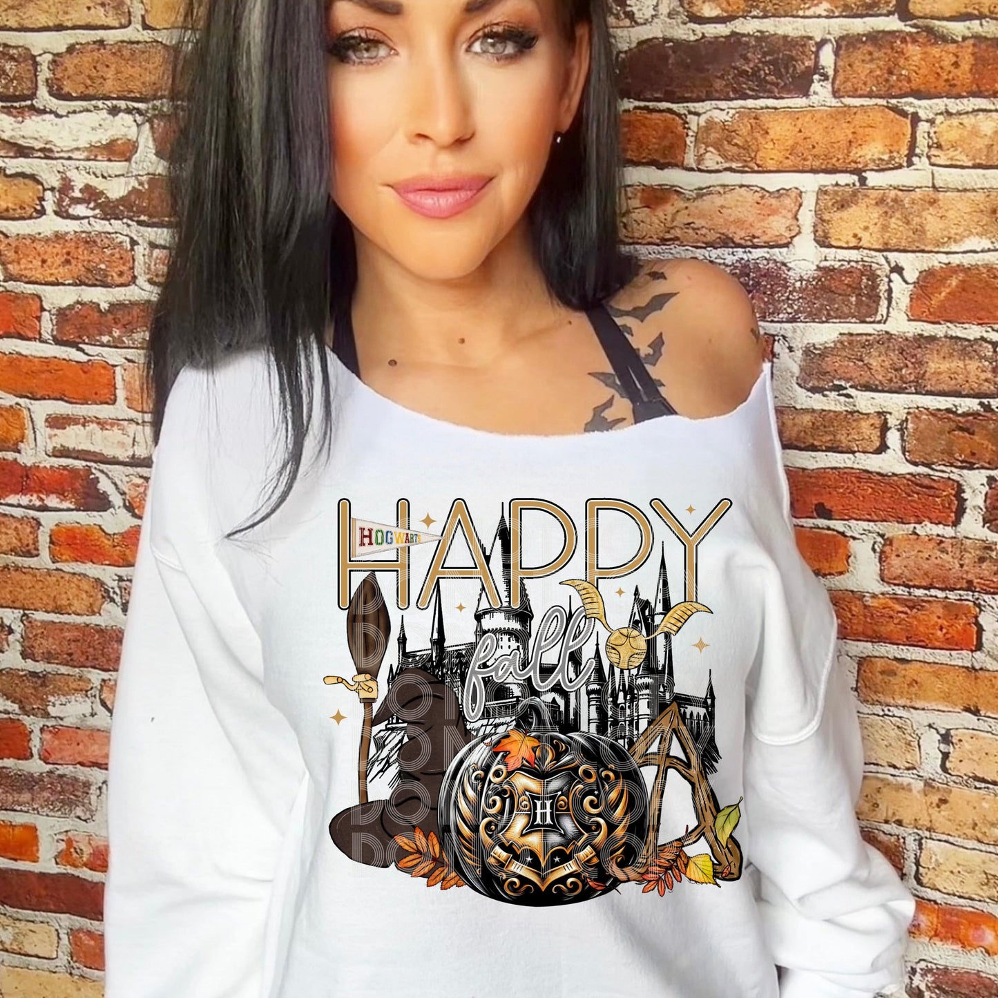 Happy Fall HP #3849 - Ready to Press DTF Transfer Full Color - Pro Blanks