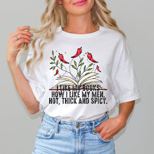 I Like My Books #3132 - Ready to Press DTF Transfer Full Color - Pro Blanks