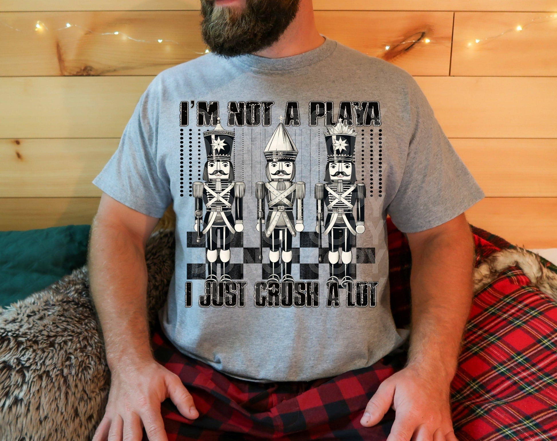 I'm Not A Playa #4105 - Ready to Press DTF Transfer Full Color - Pro Blanks