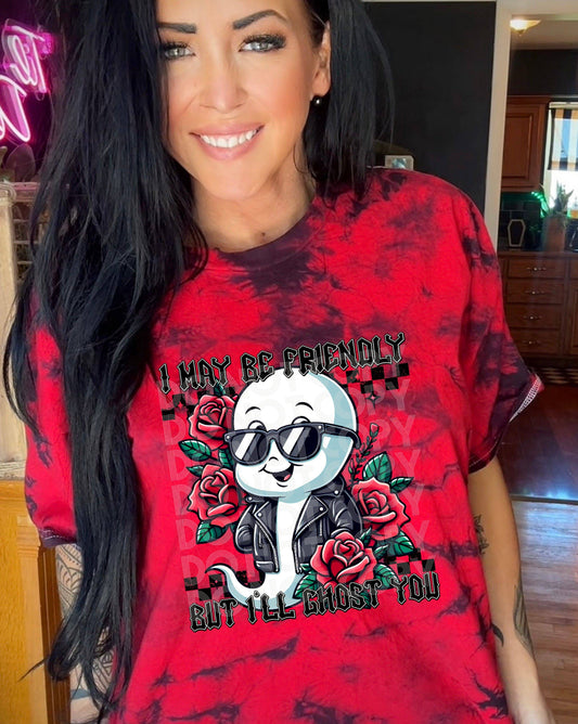 I May Be Friendly #3752 - Ready to Press DTF Transfer Full Color - Pro Blanks