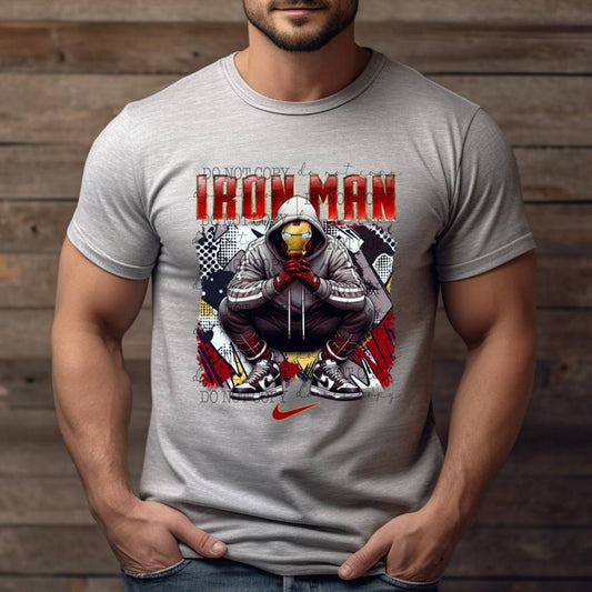 Iron Man #2044 - Ready to Press DTF Transfer Full Color - Pro Blanks