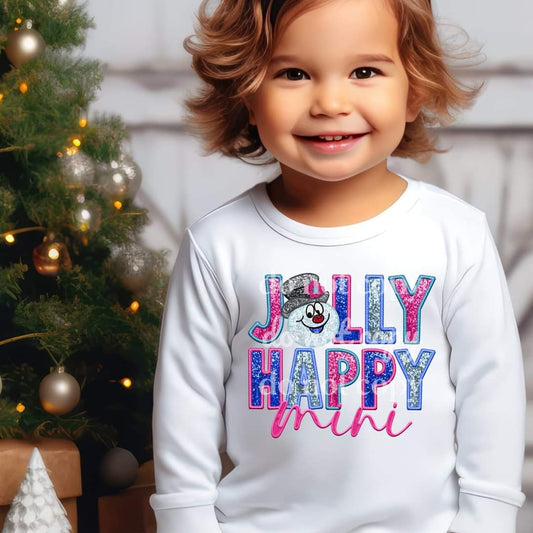 Jolly Happy Mini #1065 - Ready to Press DTF Transfer Full Color - Pro Blanks