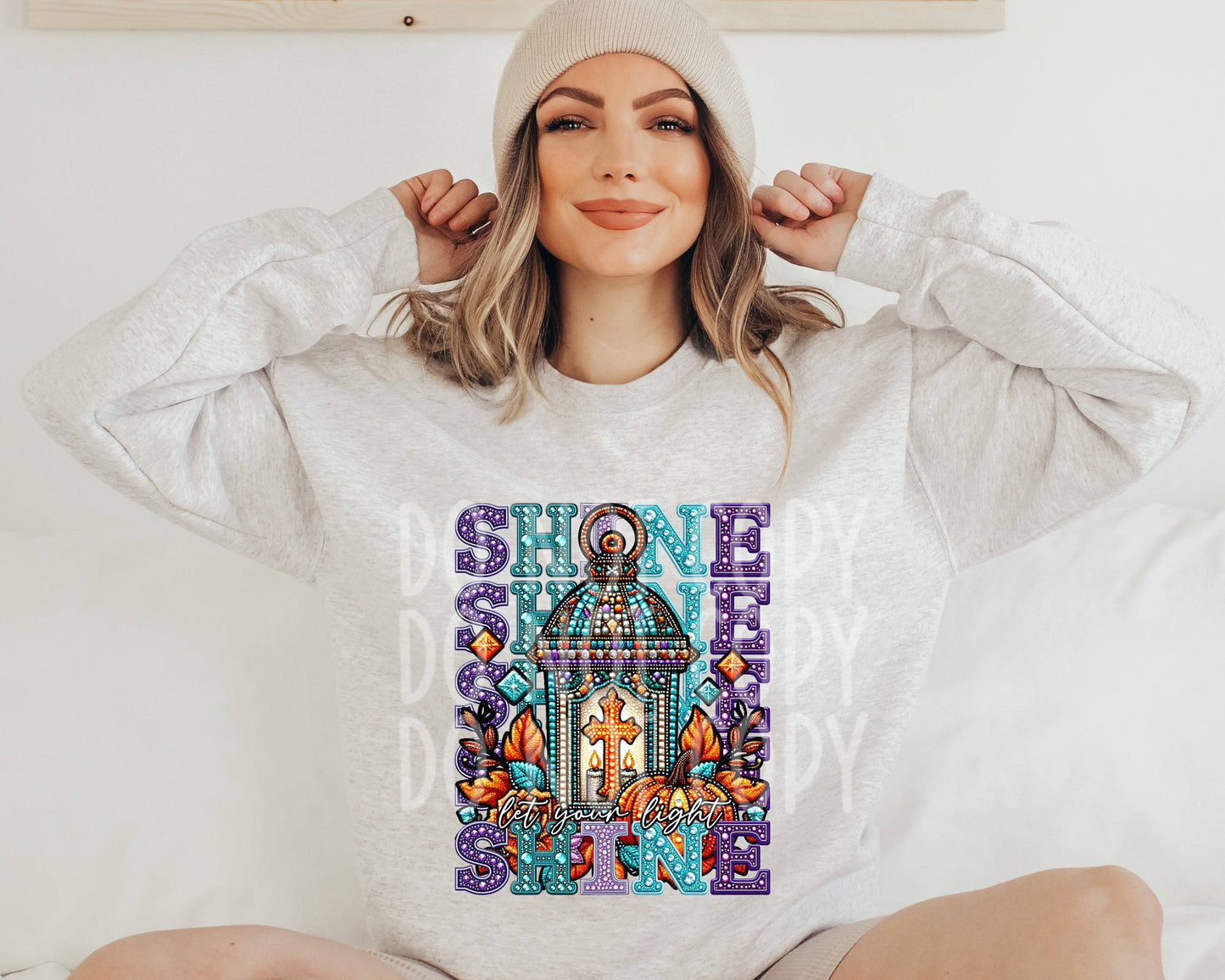 Let Your Light Shine #3817 - Ready to Press DTF Transfer Full Color - Pro Blanks