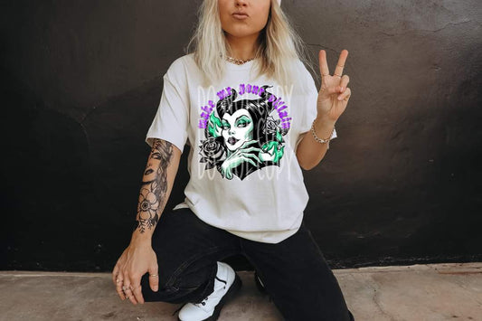 Make Me Your Villain #1860 - Ready to Press DTF Transfer Full Color - Pro Blanks