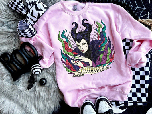 Maleficent #3567 - Ready to Press DTF Transfer Full Color - Pro Blanks