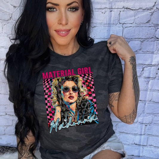 Material Girl #3103 - Ready to Press DTF Transfer Full Color - Pro Blanks