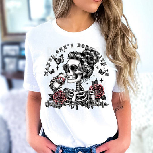 Maybe It's Caffeine Diet Dr Pepper #1863 - Ready to Press DTF Transfer Full Color - Pro Blanks