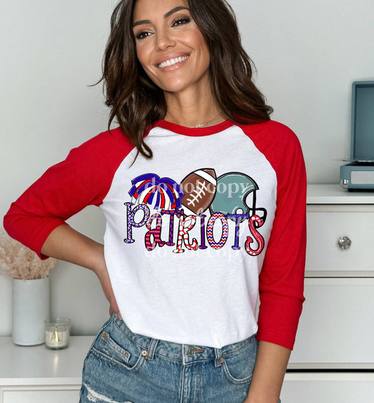 Patriots - Ready to Press DTF Transfer Full Color - Pro Blanks