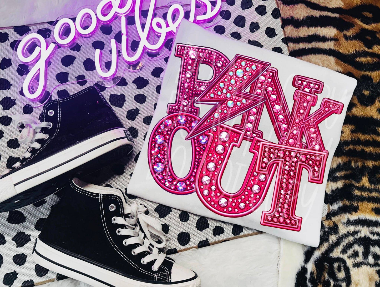 Pink Out #3416 - Ready to Press DTF Transfer Full Color - Pro Blanks