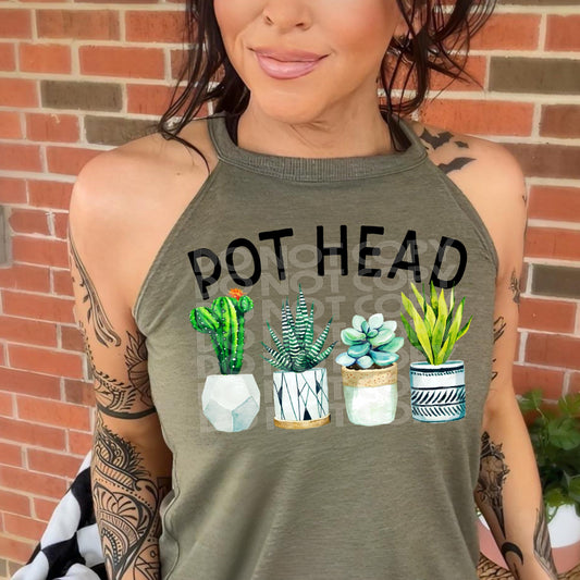 Pothead #3191 - Ready to Press DTF Transfer Full Color - Pro Blanks