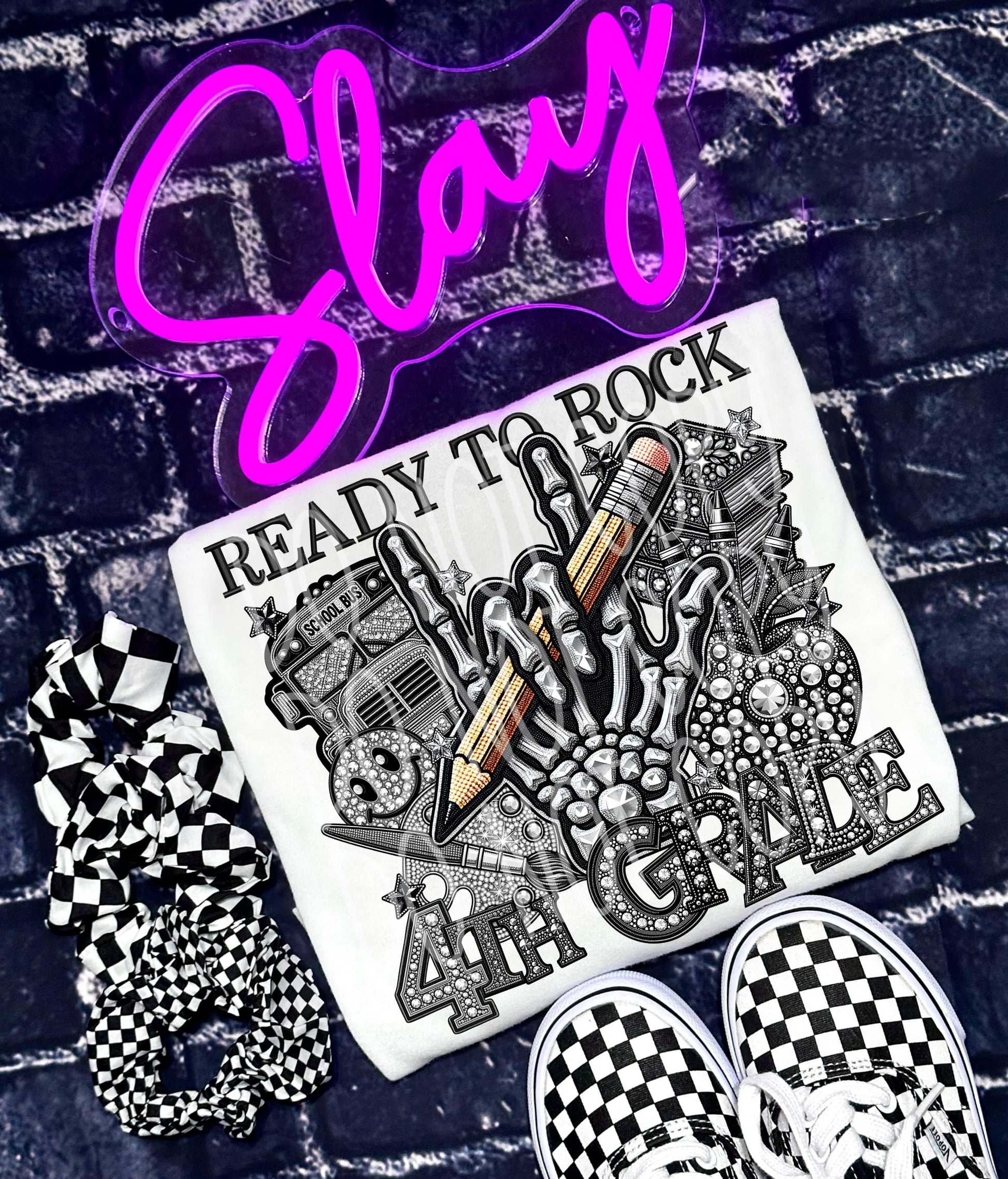 Ready To Rock 4th #3413 - Ready to Press DTF Transfer Full Color - Pro Blanks