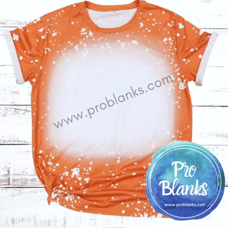RTS - ADULT - Faux Bleached 100% Polyester T-shirts