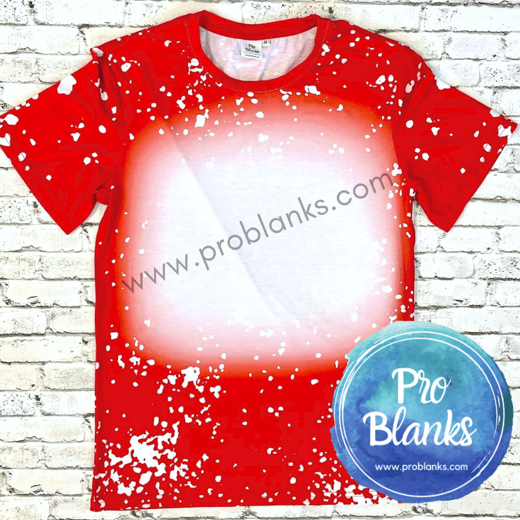 RTS - ADULT - Faux Bleached 100% Polyester T-shirts