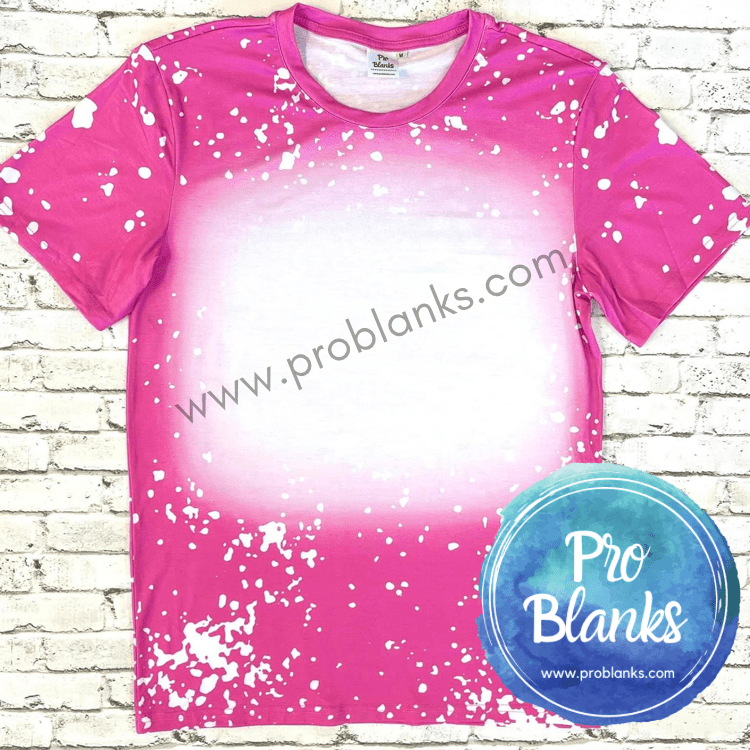 RTS - ADULT - Faux Bleached 100% Polyester T-shirts
