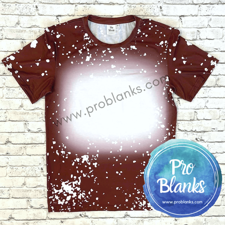 RTS - ADULT - Faux Bleached 100% Polyester T-shirts