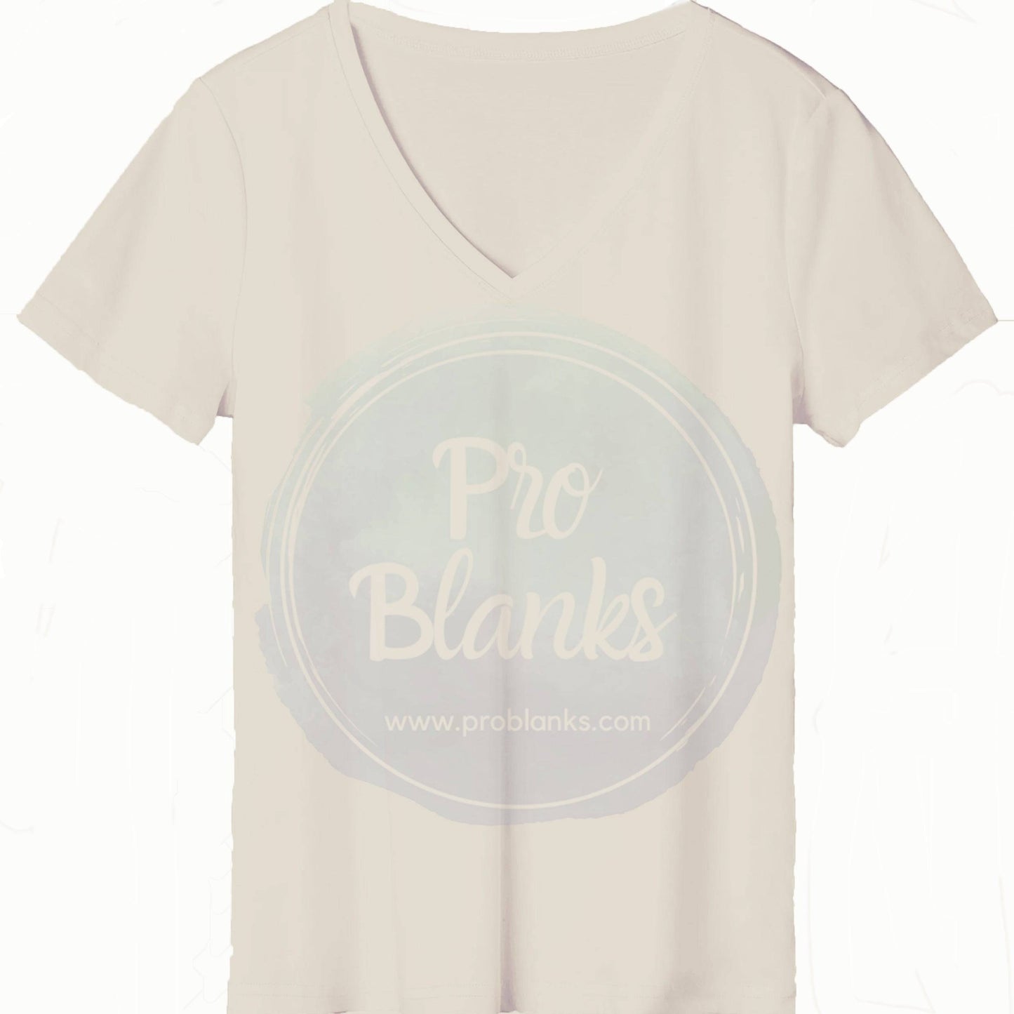 RTS - ADULT VNECK -  100% Colored Polyester T-shirt with Soft Cotton Feel