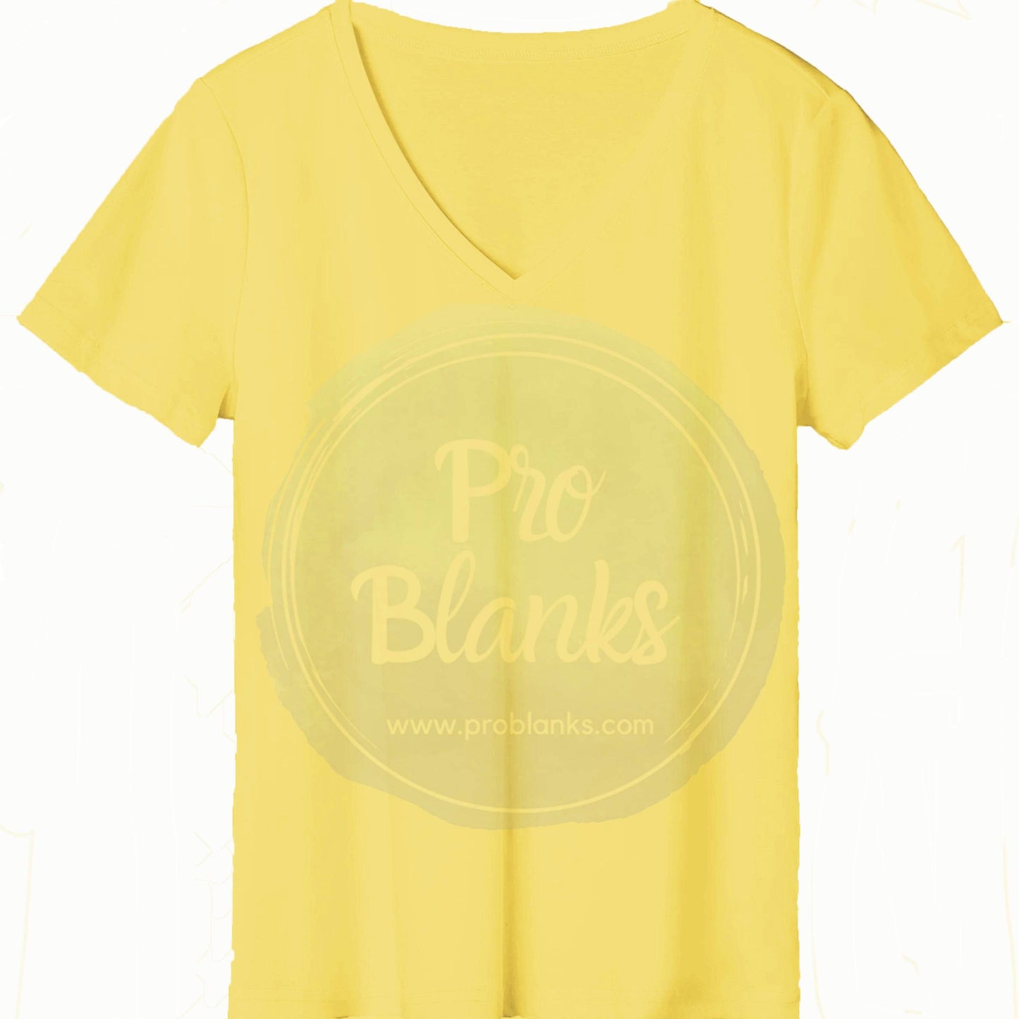 RTS - ADULT VNECK -  100% Colored Polyester T-shirt with Soft Cotton Feel