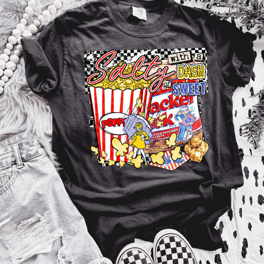 Salty With A Dash Of Sweet #3380 - Ready to Press DTF Transfer Full Color - Pro Blanks