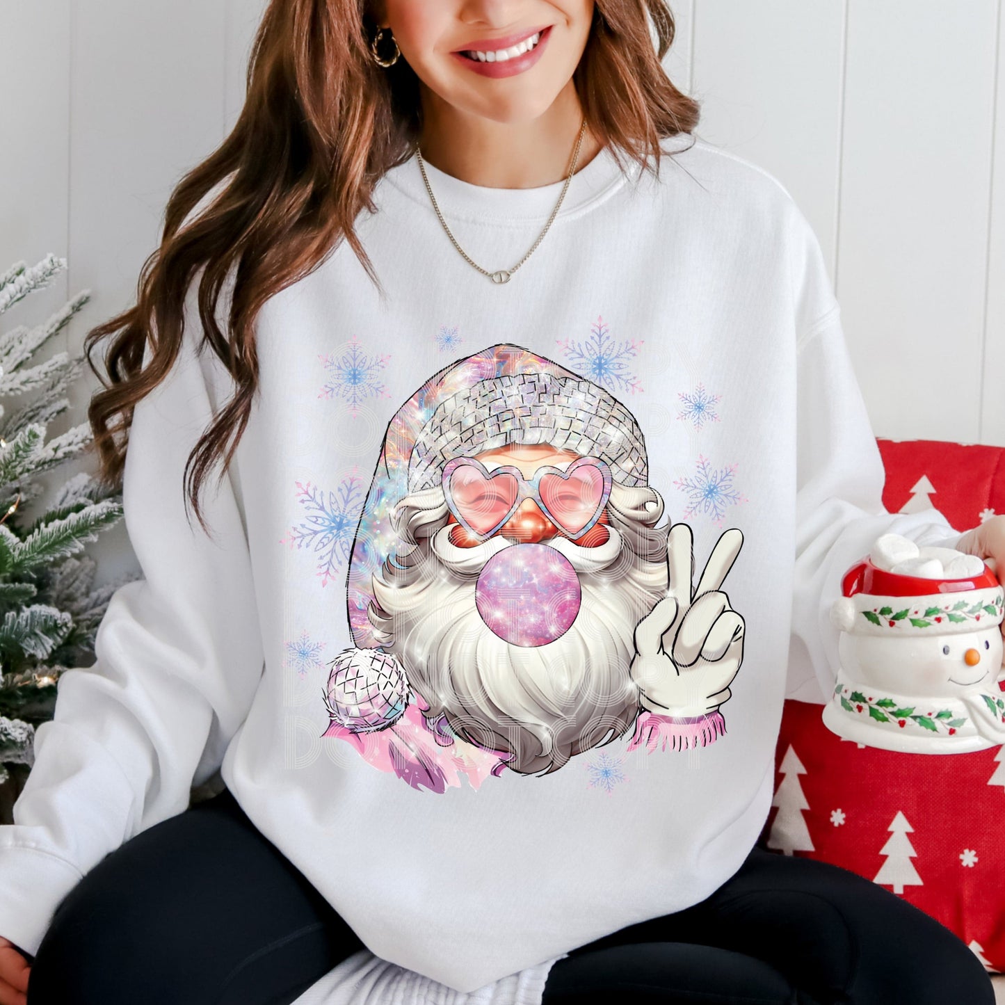 Santa Claus #4144 - Ready to Press DTF Transfer Full Color - Pro Blanks