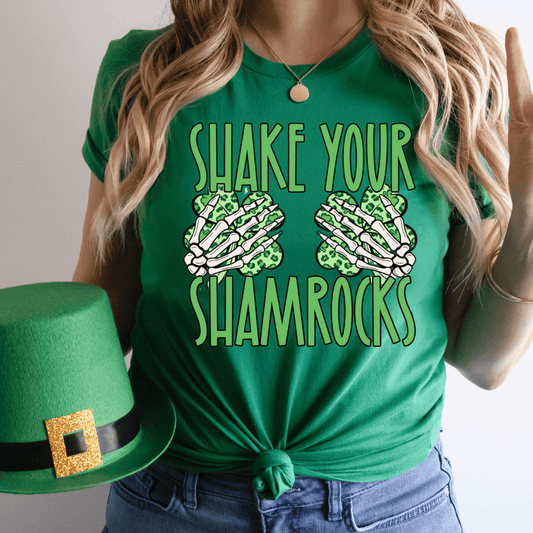 Shake Your Shamrocks - Ready to Press DTF Transfer Full Color - Pro Blanks