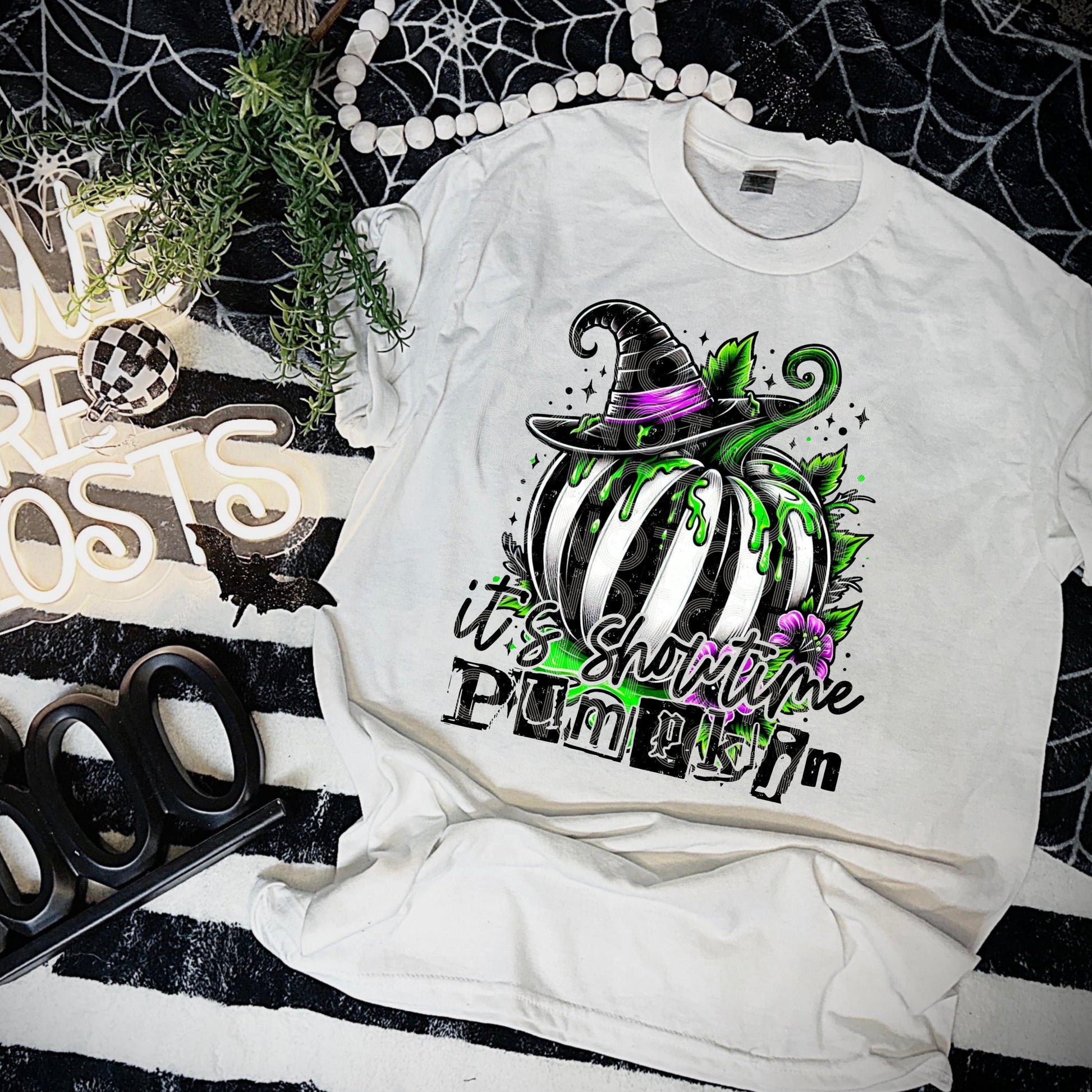 Showtime Pumpkin #3620 - Ready to Press DTF Transfer Full Color - Pro Blanks