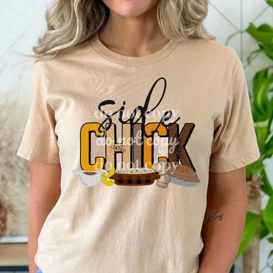 Side Chick #1054 - Ready to Press DTF Transfer Full Color - Pro Blanks