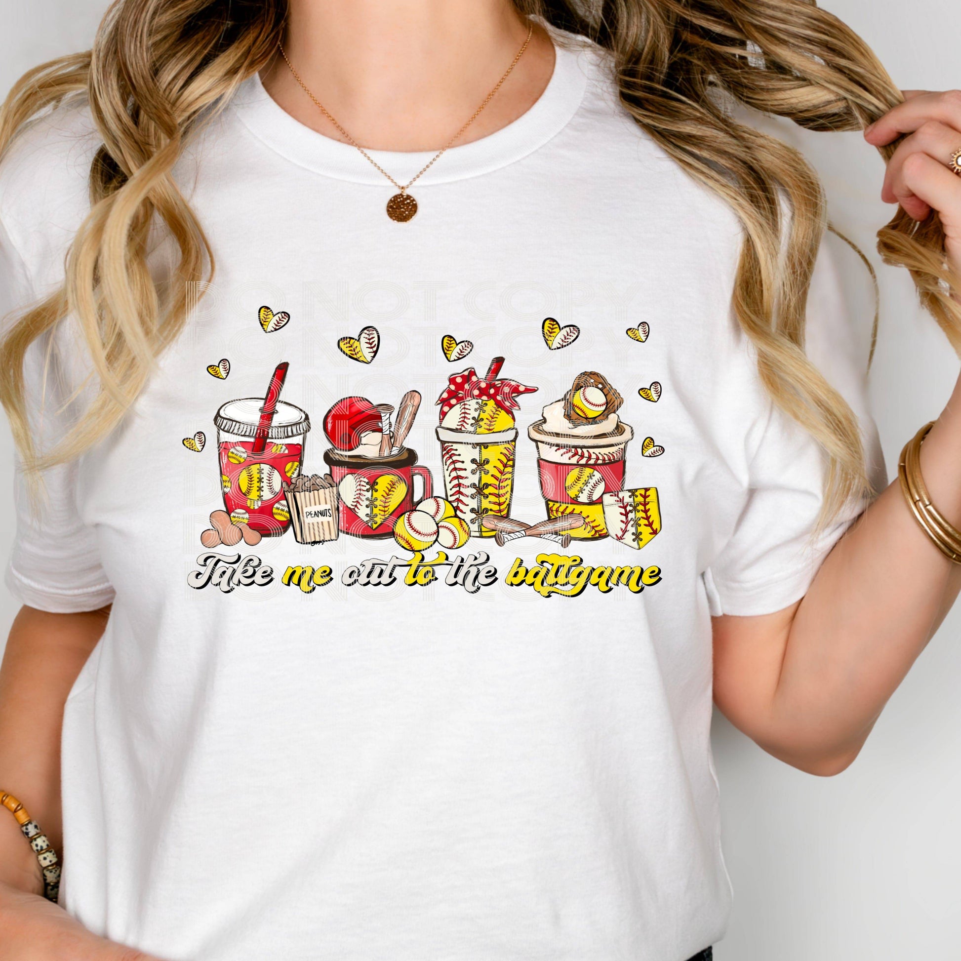 Take Me Out Softball #3083 - Ready to Press DTF Transfer Full Color - Pro Blanks